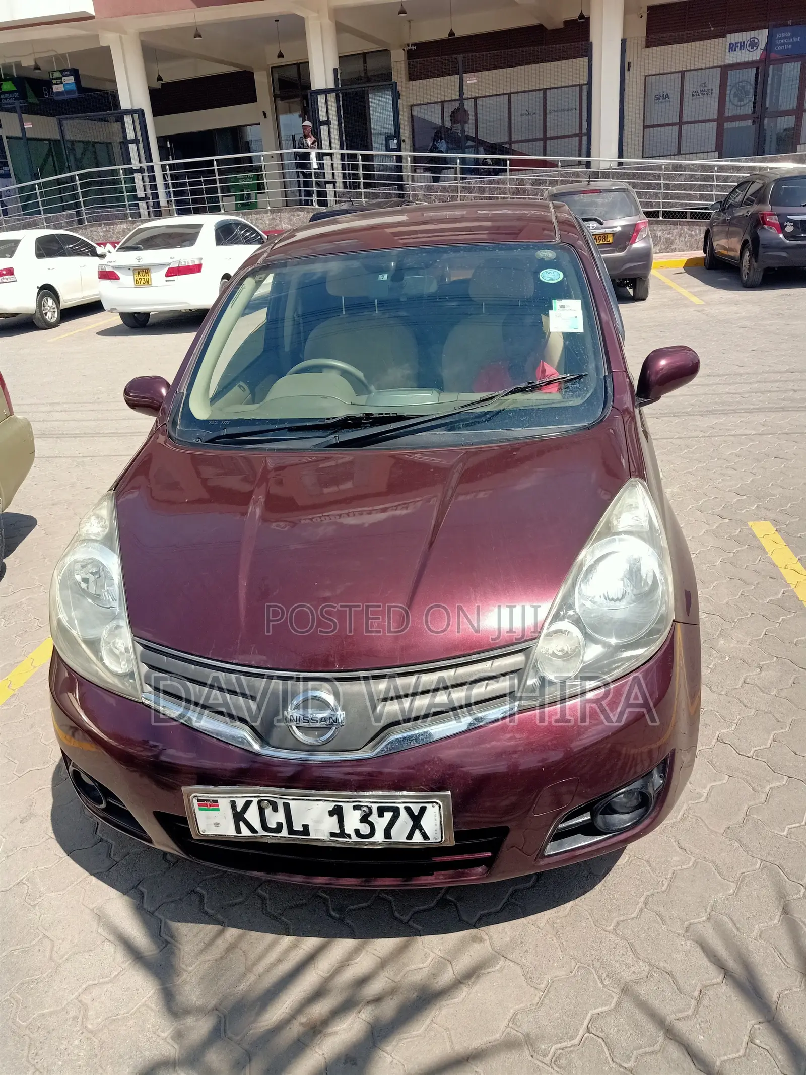 Nissan Note 2010 Burgundy