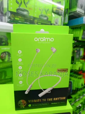 Oraimo Necklace Lite in-Ear Bluetooth Neckband – Black/Lime Green