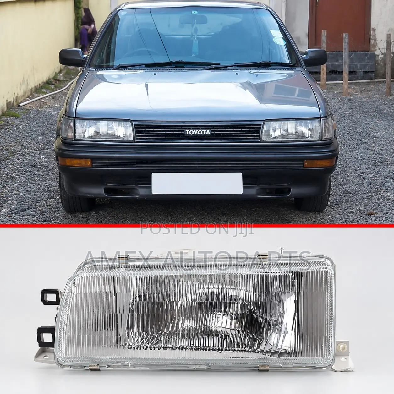 Head Lamp Unit Toyota Corolla Ee90 Ae91 88 - 91