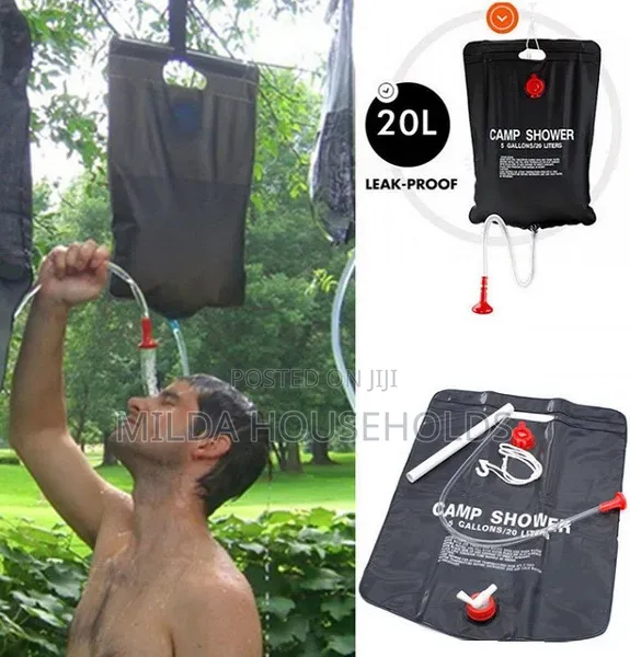 20L Camp Shower Now Available in Black Colou
