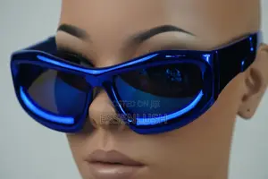 Futuristic Matte Black Oval Chunky Sunglasses – Y2K Streetwear