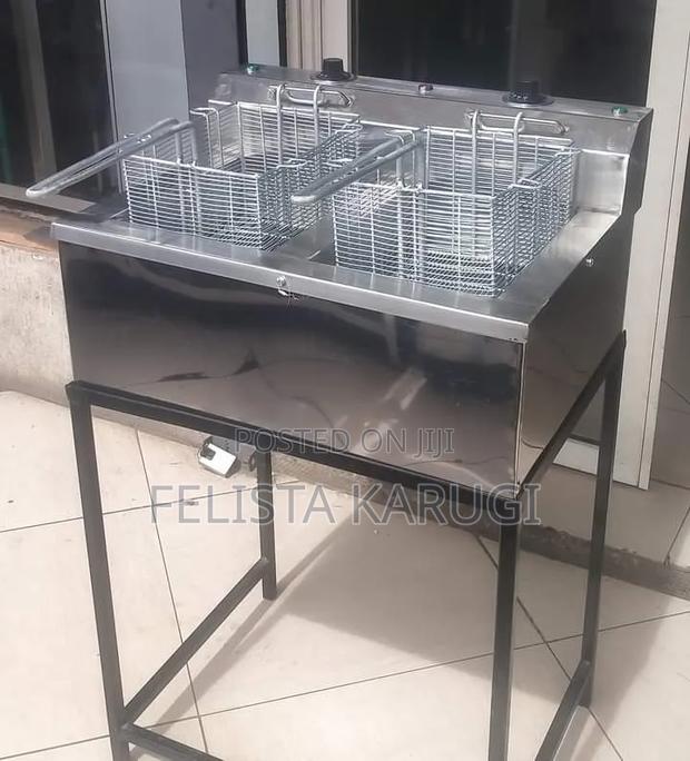 Jua Kali Double Fryer