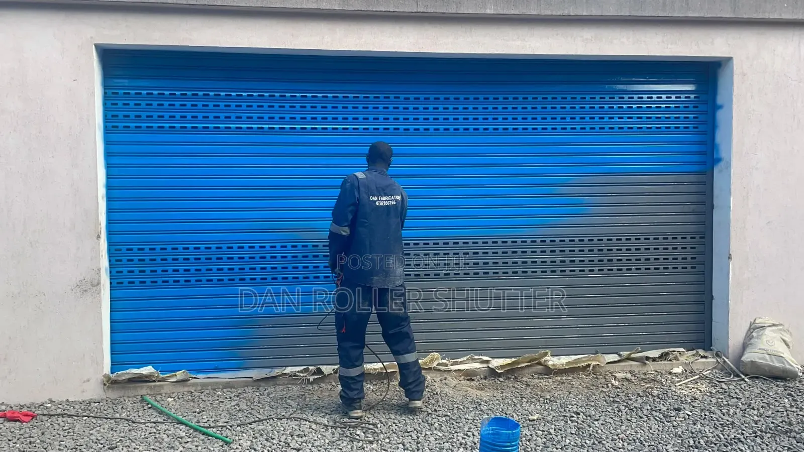 Electric Garage Security Roller Door