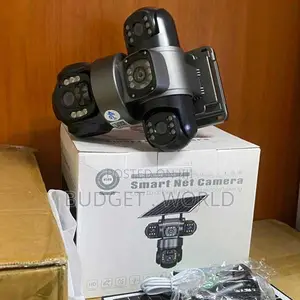 3-Lens 24/7 Recording Security Cam Wireless 4G 360°View Human Tracking