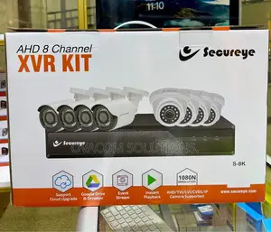 Secureye 8 Channel DVR With 8 Cameras and Cables