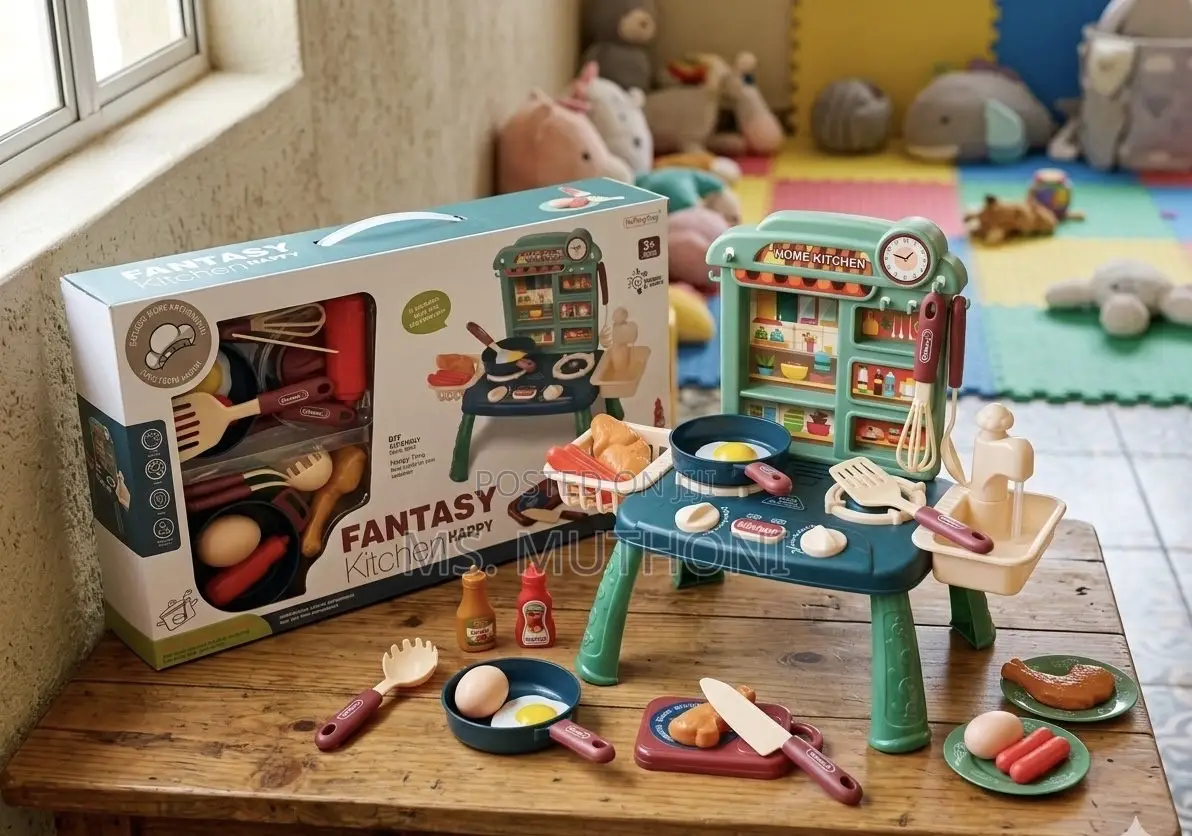 Children's Cooking Toy Set With Sounds and Lights