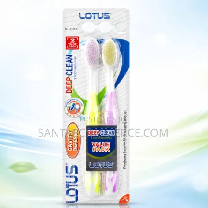 LOTUS Extra Clean Ultra Soft Toothbrush – 2 Pack