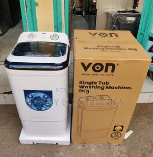 Von Washing Machine 9kg Single Tub