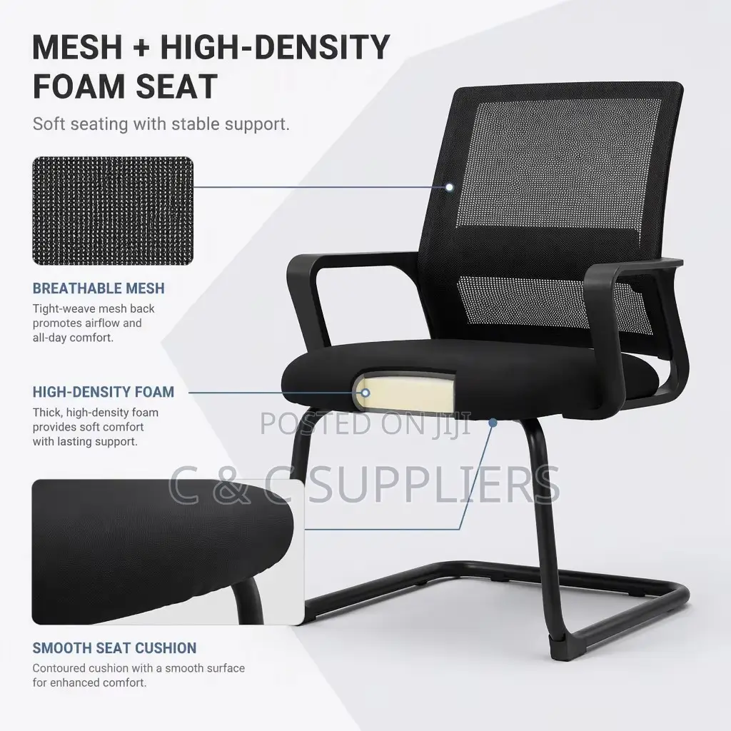 Non-Swivel Mesh Computer Chair