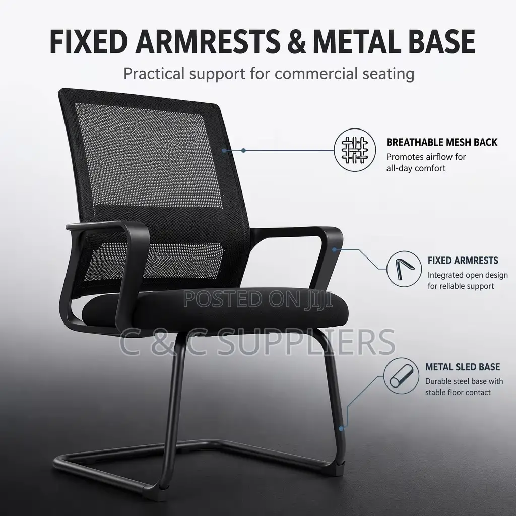 Non-Swivel Mesh Computer Chair