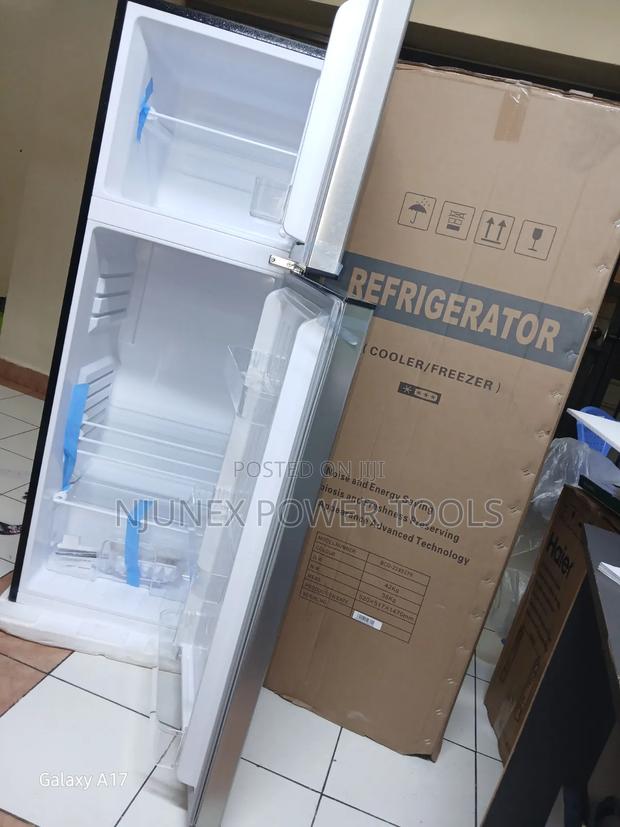 Silver Double-Door Top-Freezer Refrigerator - thumbnail 2