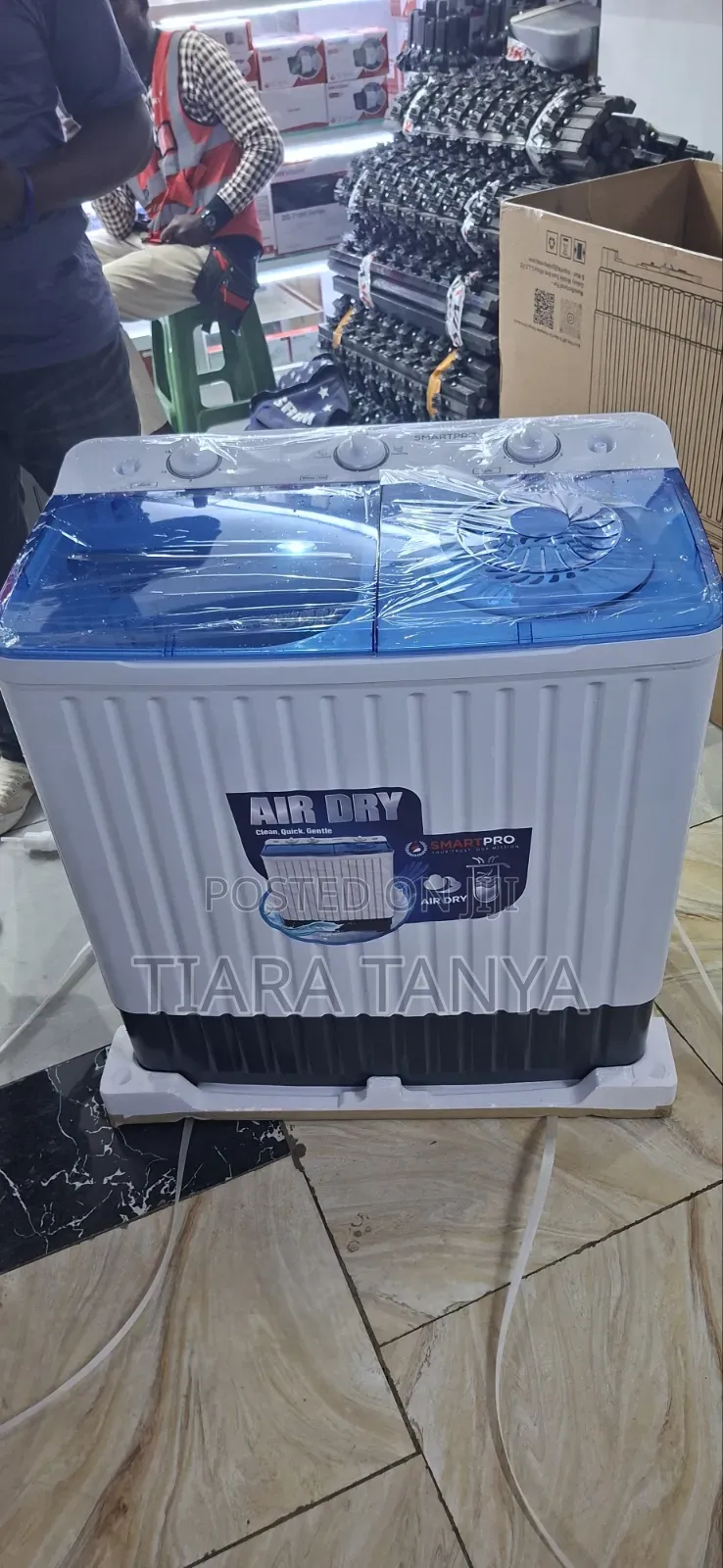 Smartpro SEMI Automatic Washing Machine Twin Tub 8kg