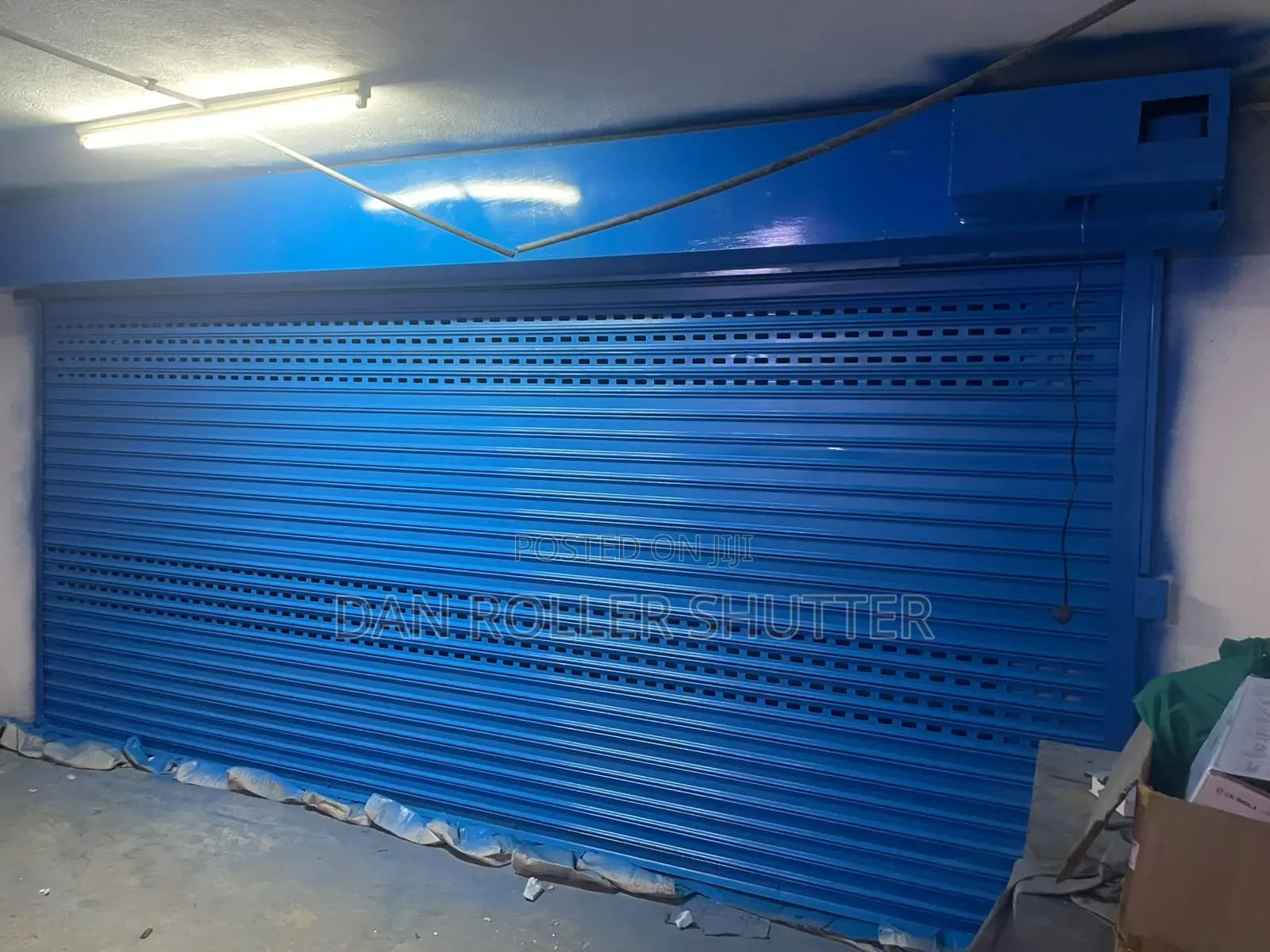 Title: Electric Shop Security Shutter Description