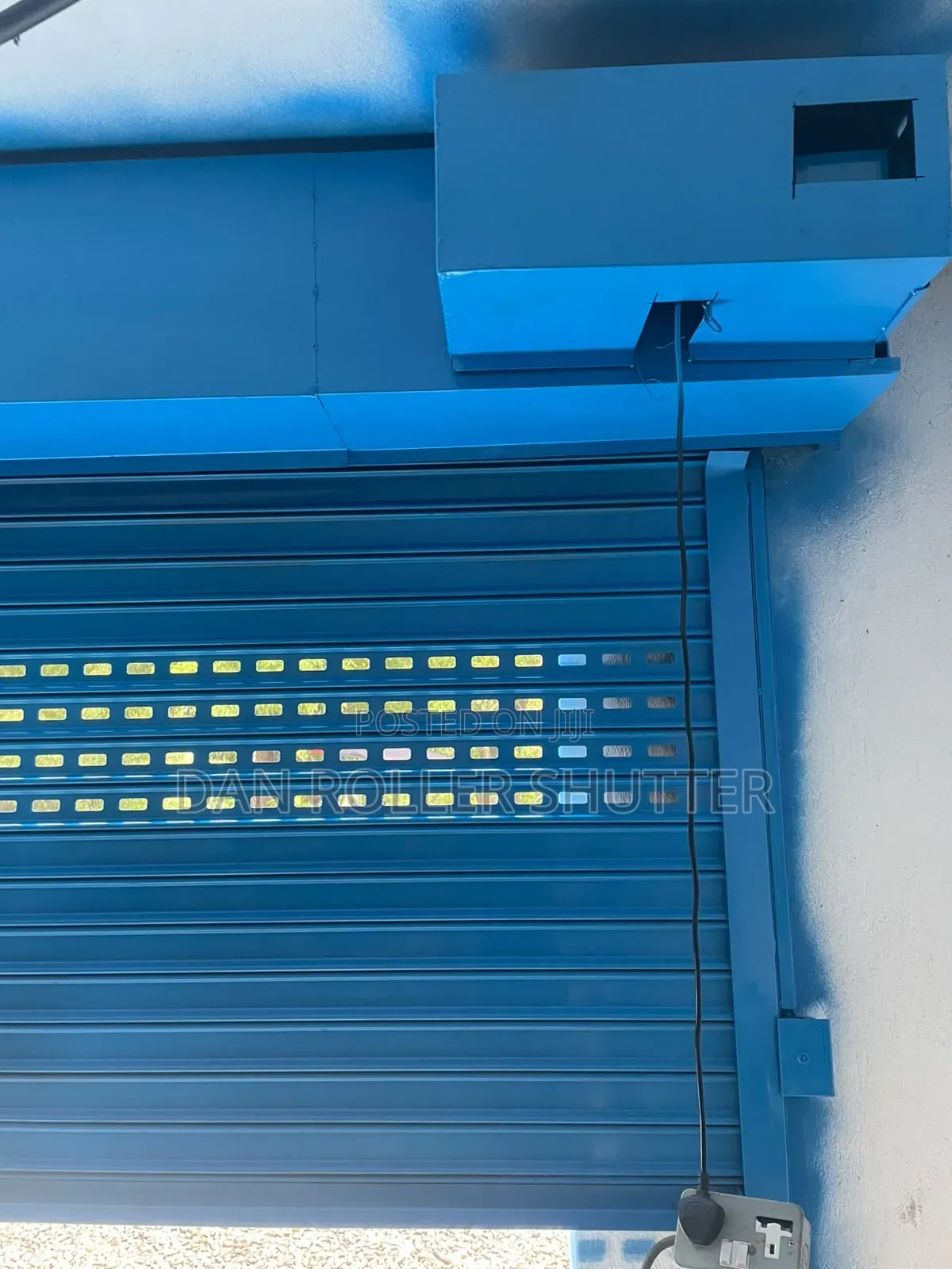 Title: Electric Shop Security Shutter Description