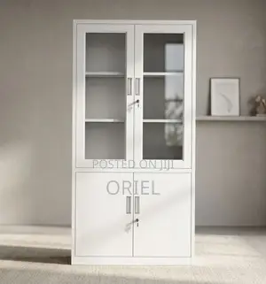 2-Door Filing Cabinet : Office Filing Cabinet With Glass Doors