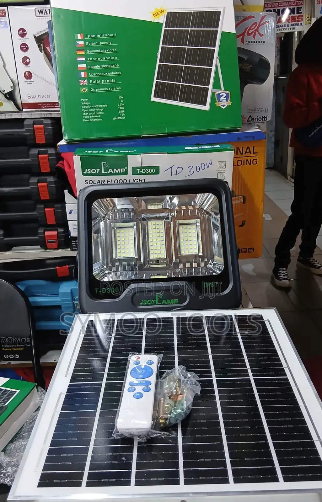 JSOT Solar Flood Light