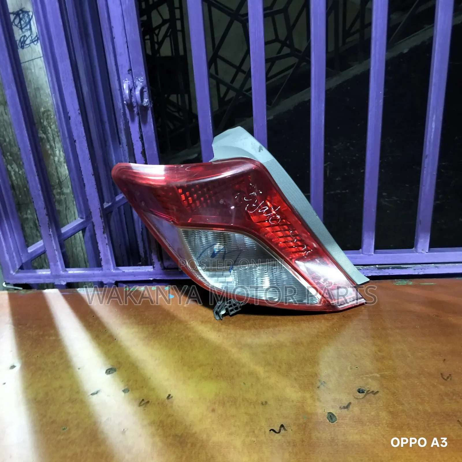Toyota Vitz Jewela Model 2012/2013 Rear Lamp, Clean Ex Japan
