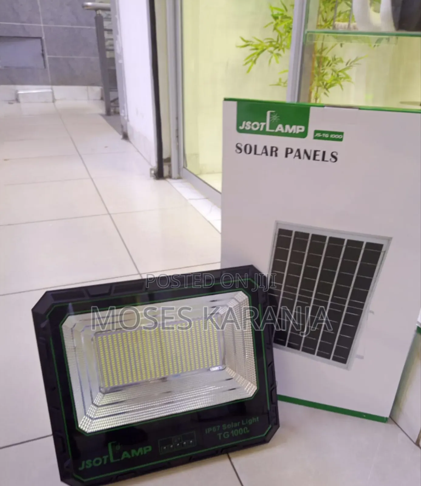 JSOT LAMP TG 200W Solar Flood Light Kit