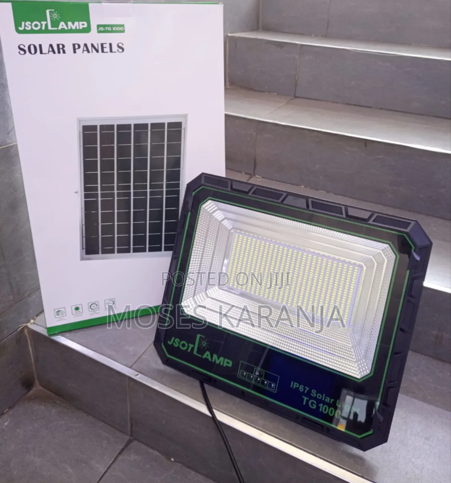 JSOT LAMP 200W Solar Flood Light With Separate Solar Panel
