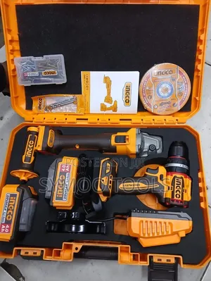 Heavy-Duty Ingco 20V Cordless Combo Kit