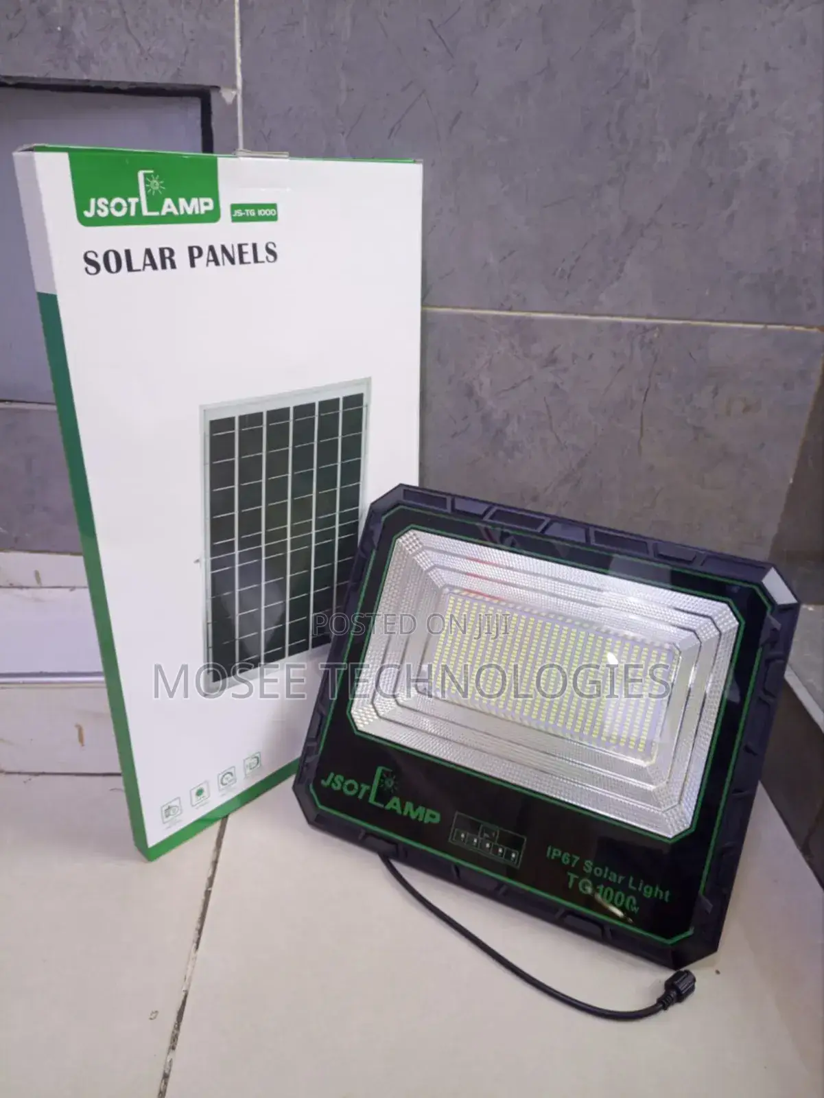 JSOT 200W Outdoor Solar Security Light – Automatic Dusk