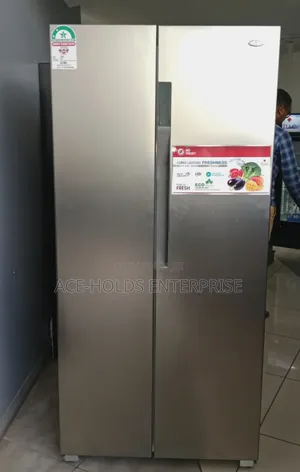 430 Litres - TLAC Side by Side No-Frost (Grey Silver) Fridge