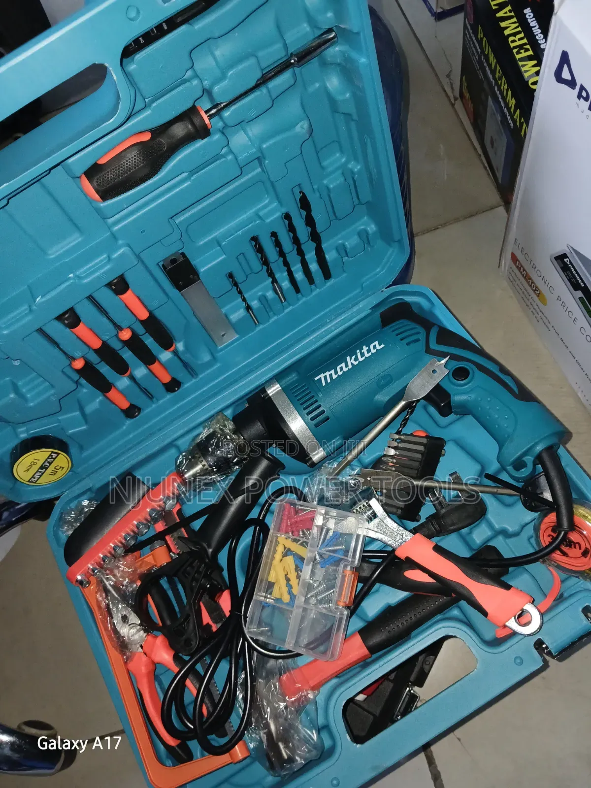 Makita 710W Electric Impact Hammer Drill 47Piece Professional Tool Set