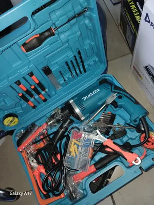 Makita 710W Electric Impact Hammer Drill 47Piece Professional Tool Set