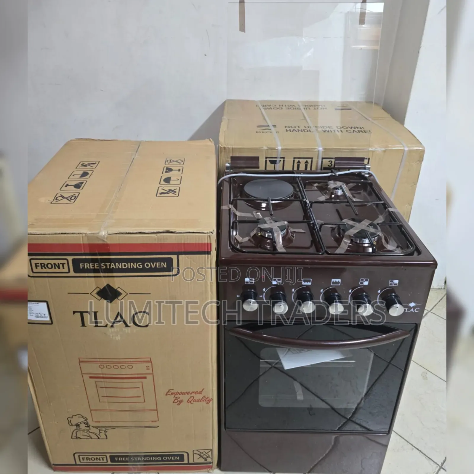 Made in Turkey 50*55 Tlac 3+1 Standing Cooker With Gas Sensor