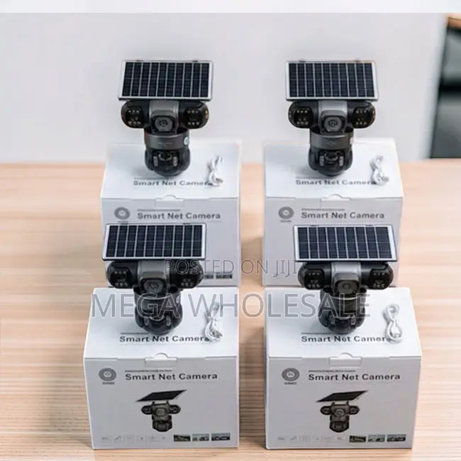 V380 Pro App Auto Tracking 20MP 4G PTZ Triple Lens Solar Cameras