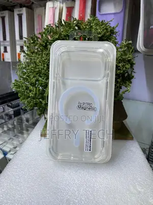 Clear Spigen Ultra Hybrid T MagFit Phone Case for the iPhone 17 Pro,