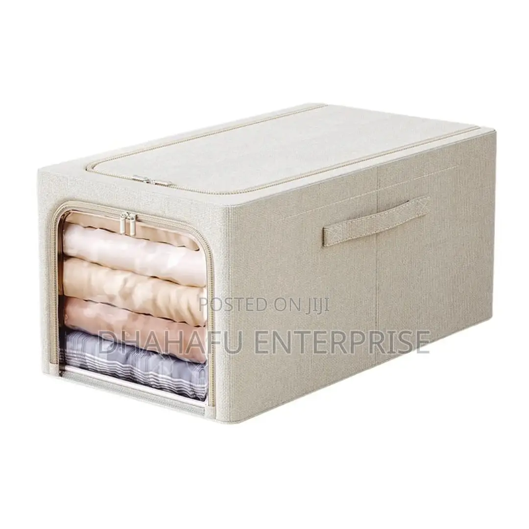 Foldable Zipped Closet Organizer – Wardrobe Under-Bed Storage Box