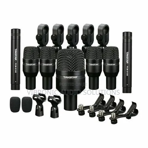 Drum Set Wired Microphone Mic Kit