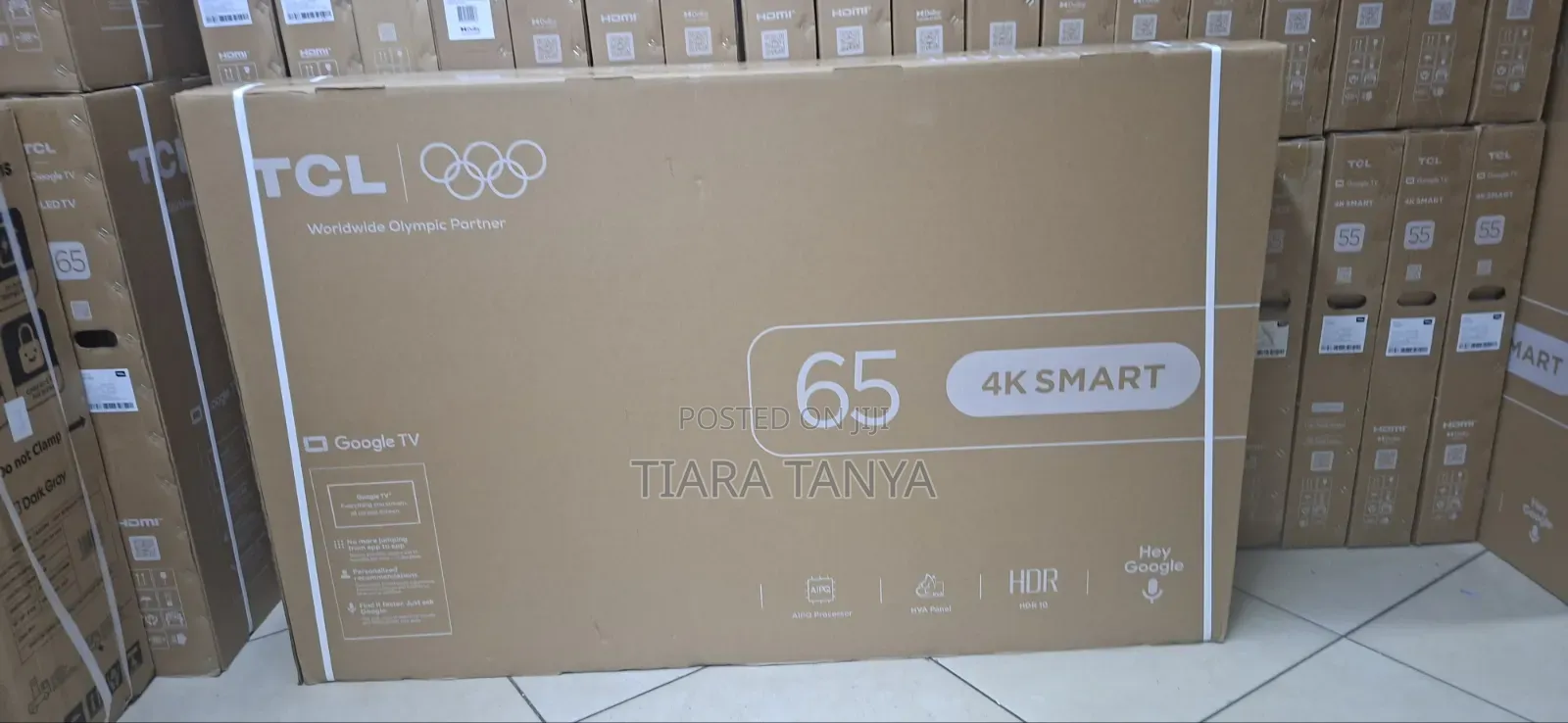 TCL 65 Inch V6D UHD HDR Google TV With Dolby Audio HDR 10 – 65V6D