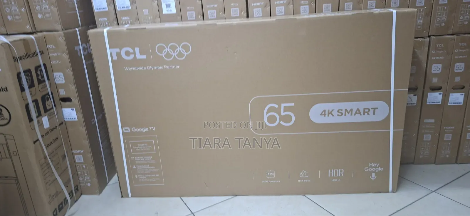 TCL 65 Inch V6D UHD HDR Google TV With Dolby Audio HDR 10 – 65V6D
