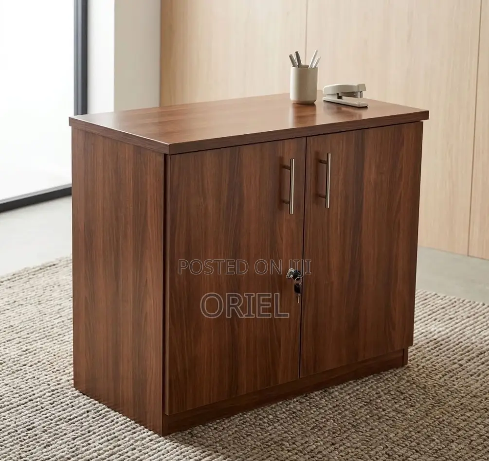 Office Cabinet : Two-Door Office Storage Cabinet Credenza