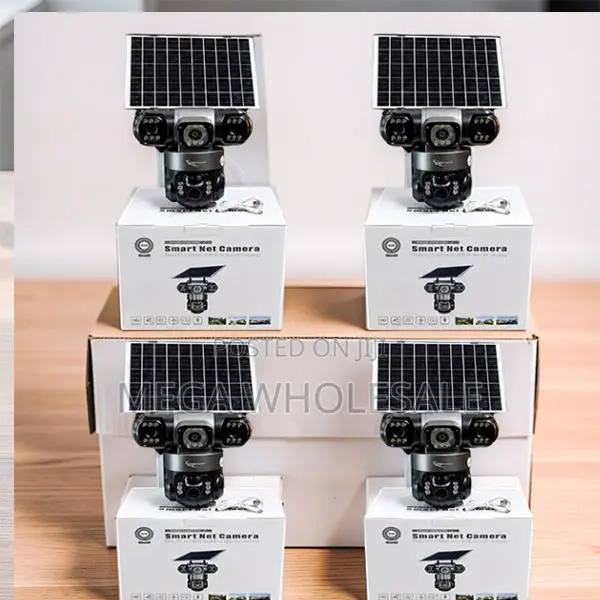 Human Movement Detection 360-Degree 20MP 4G PTZ 3Lens Solar Cameras