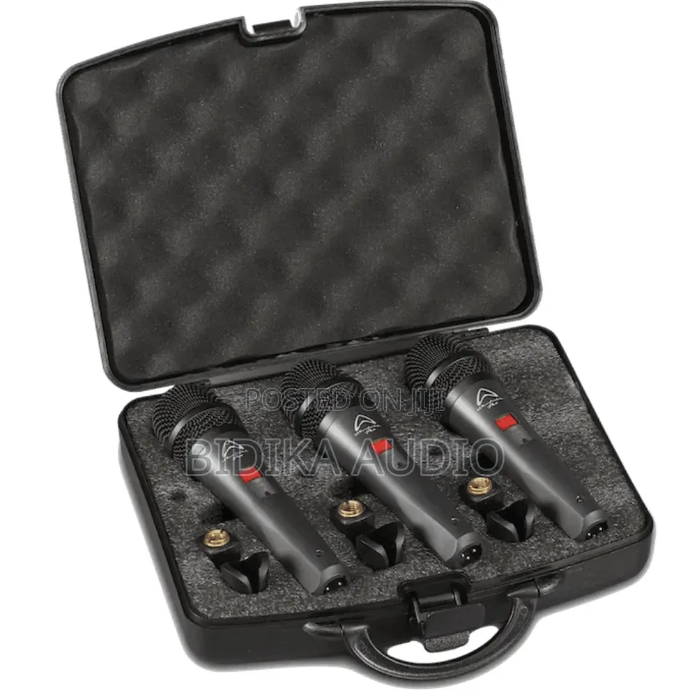 Wharfedale DM5.0S 3-Pack Microphone Set — Supercardioid
