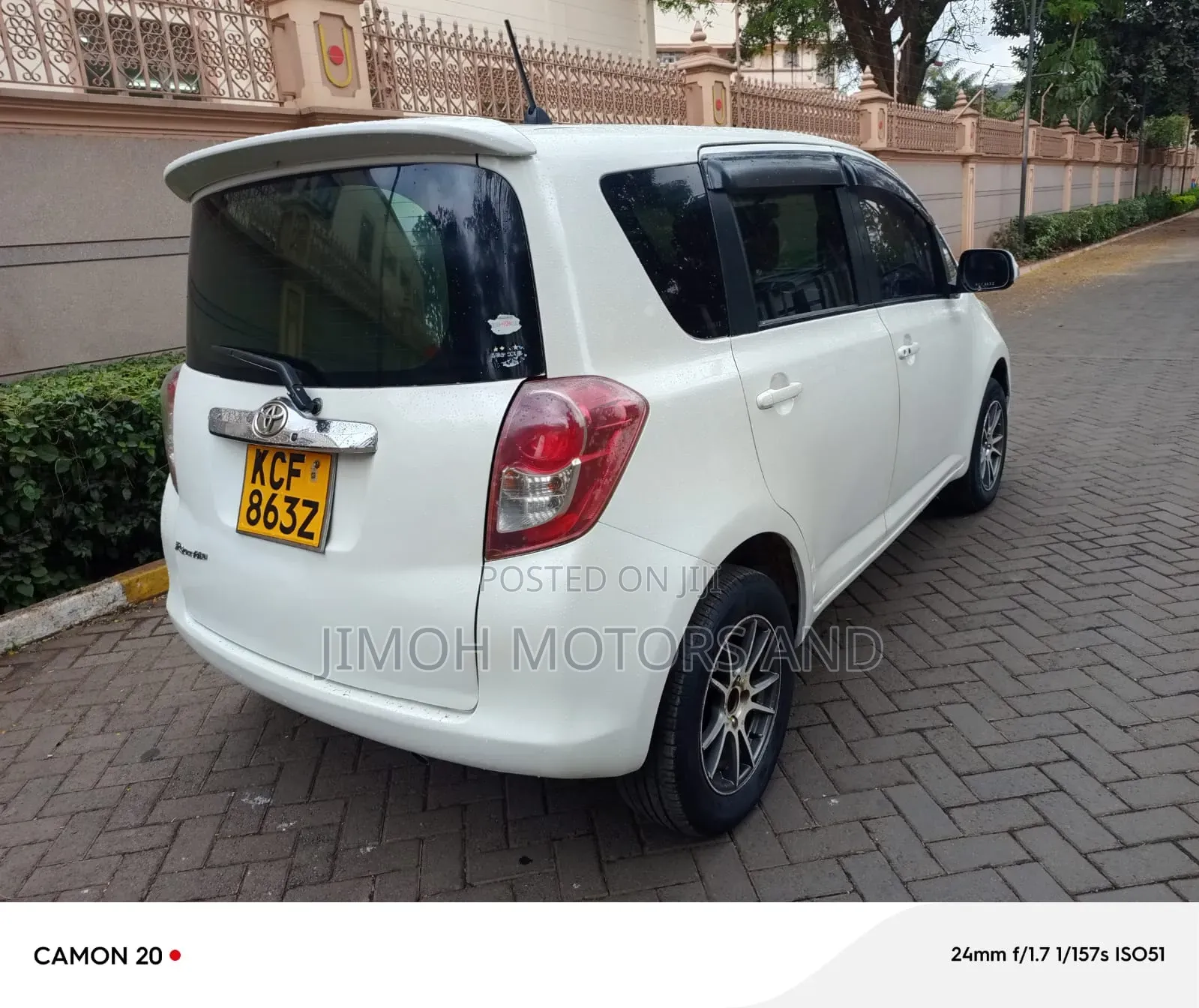 Toyota Ractis 2008 White