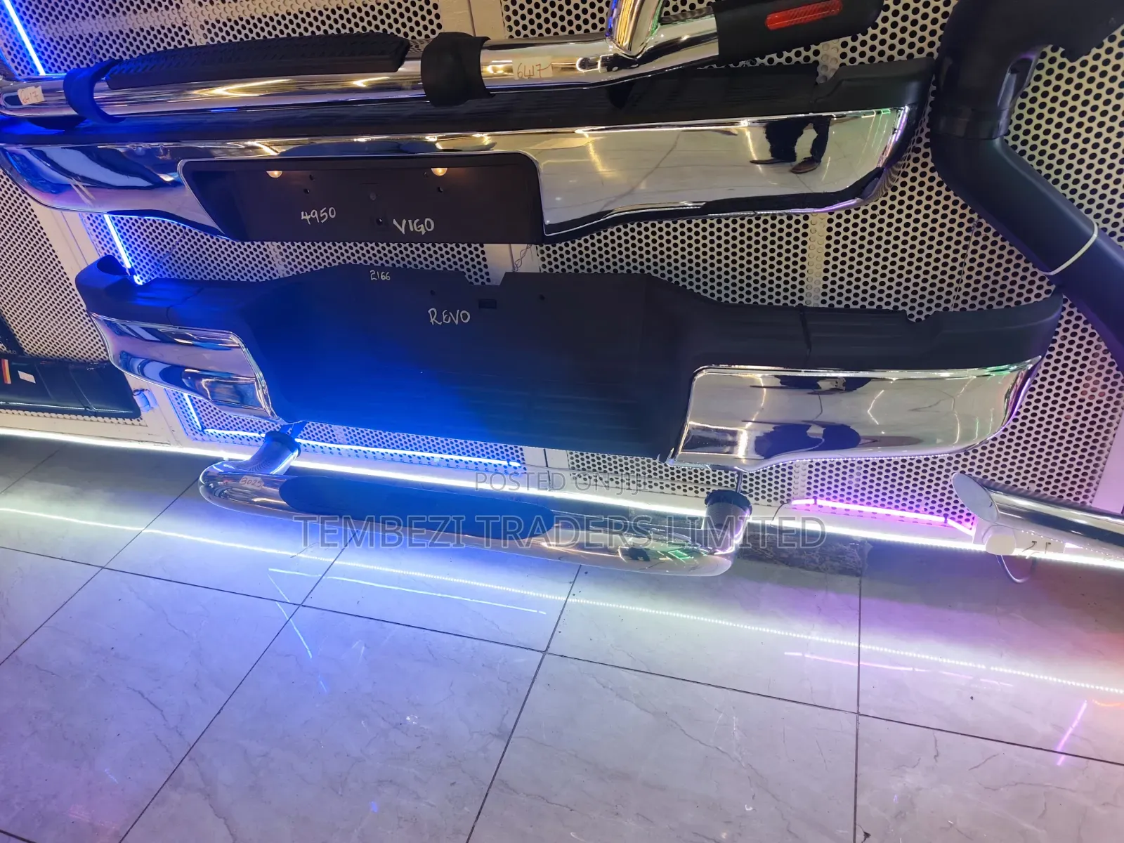 Genuine Toyota Hilux Revo Chrome Rear Bumper – Premium Quality