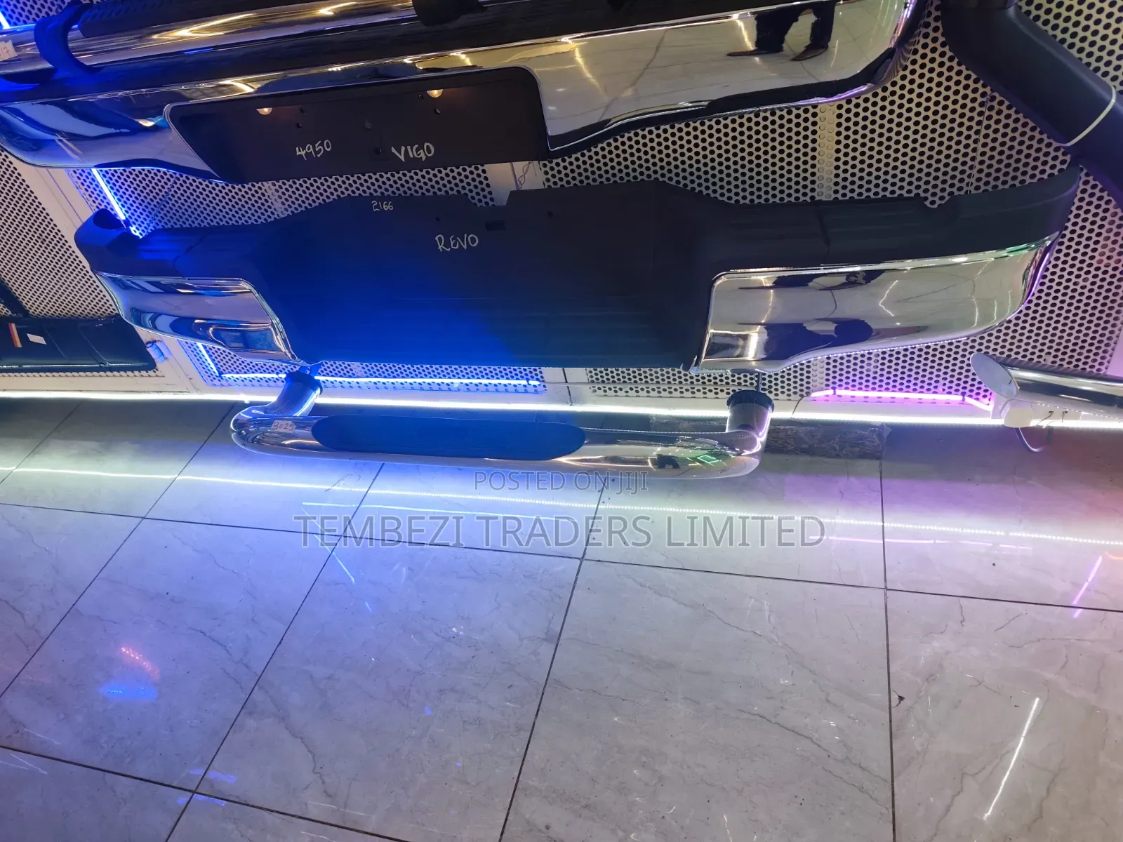 Genuine Toyota Hilux Revo Chrome Rear Bumper – Premium Quality