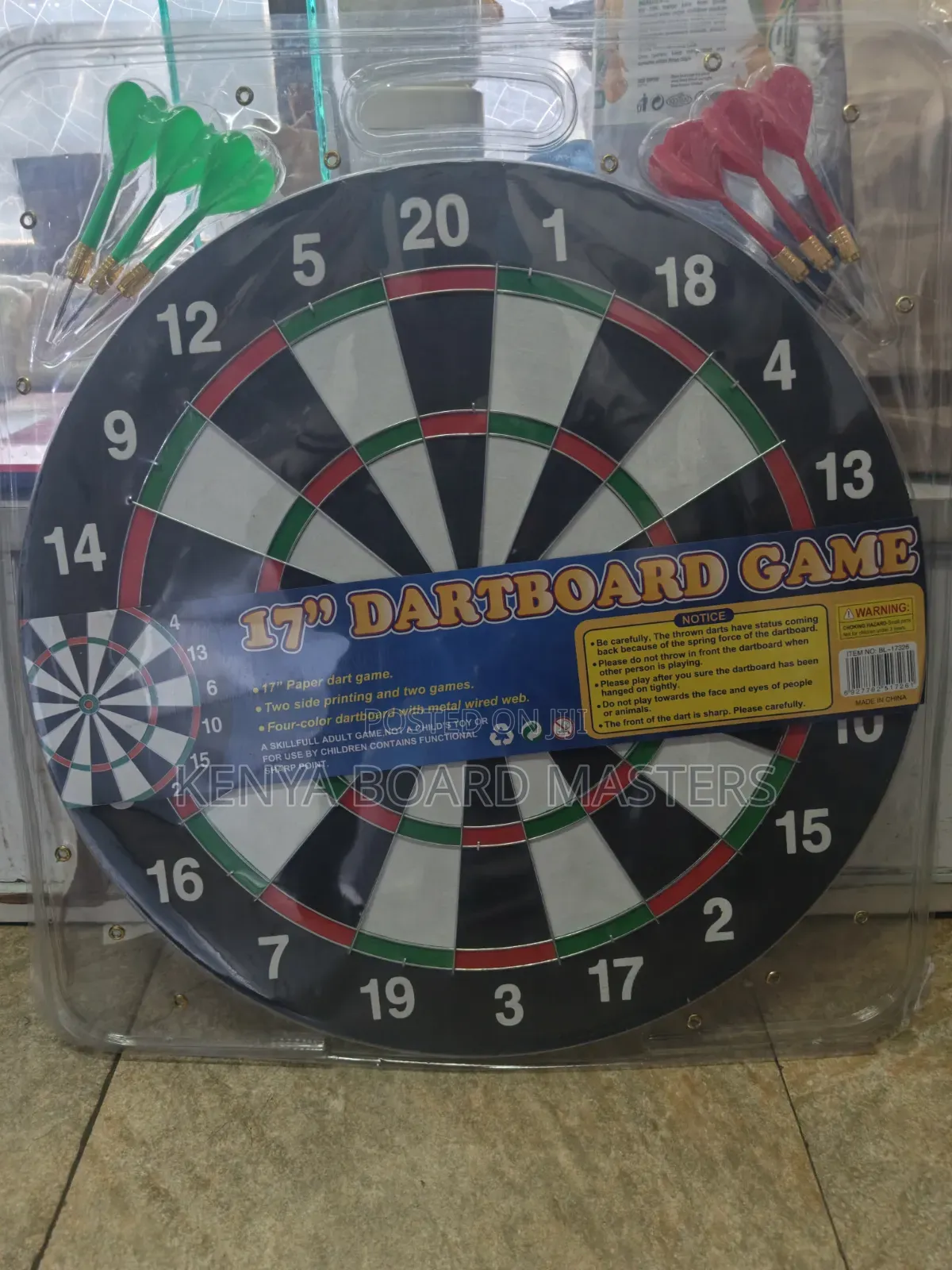 Dart Board + 6pcs Dart Arrow