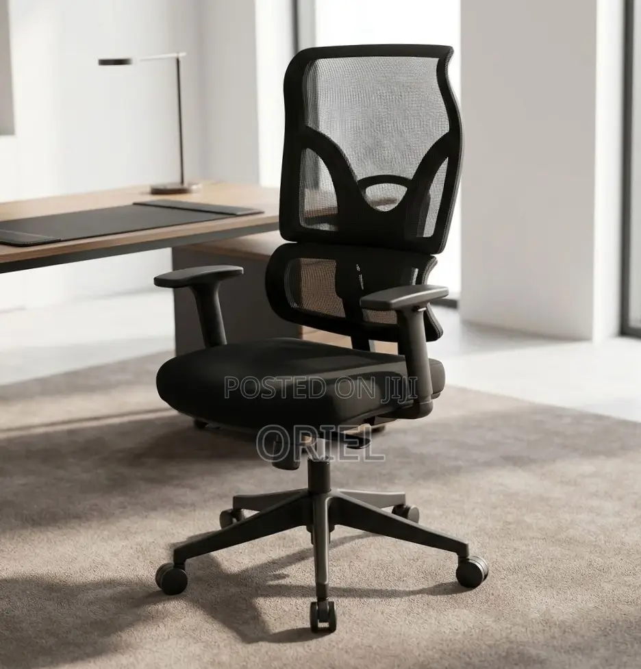 High Back Ergonomic Office Chair : Executive Swivel Seat