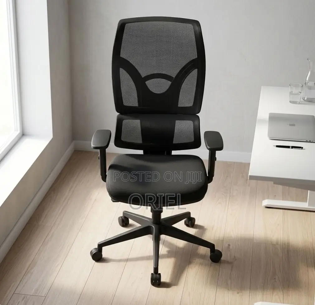 High Back Ergonomic Office Chair : Executive Swivel Seat
