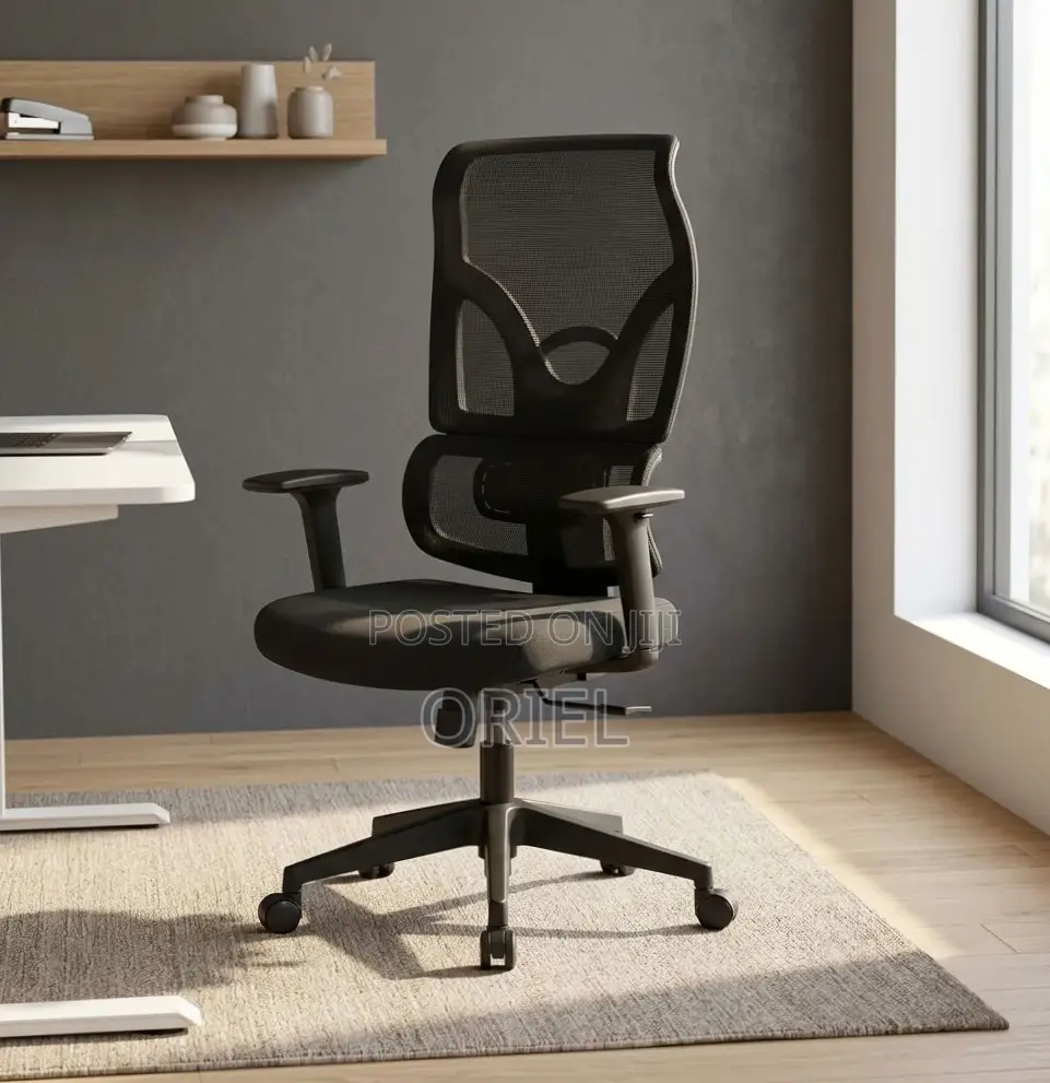 High Back Ergonomic Office Chair : Executive Swivel Seat