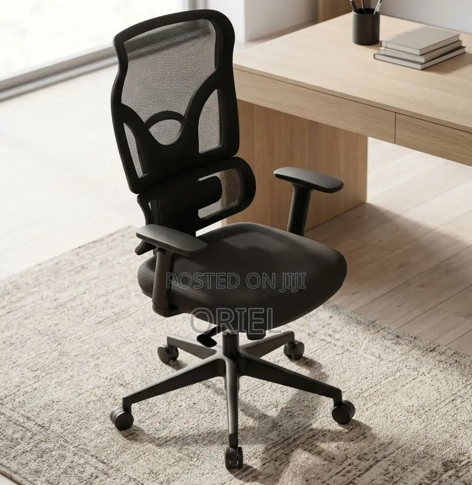 High Back Ergonomic Office Chair : Executive Swivel Seat