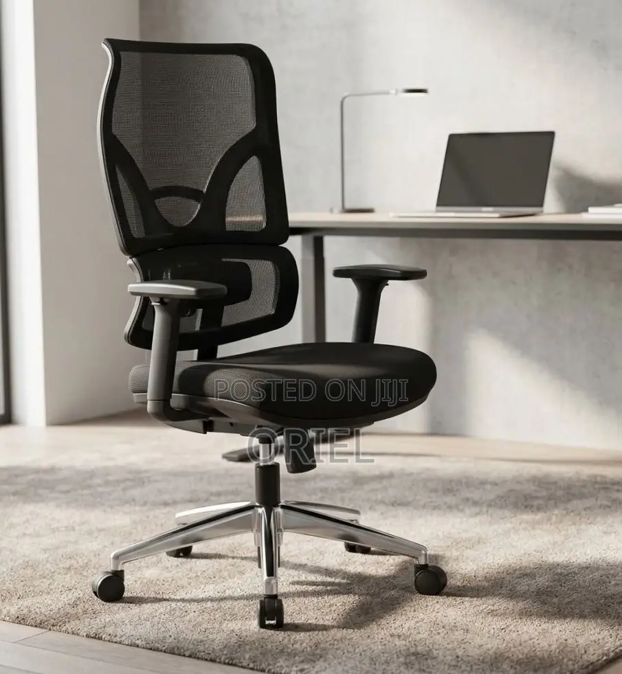 High Back Ergonomic Office Chair : Executive Swivel Seat