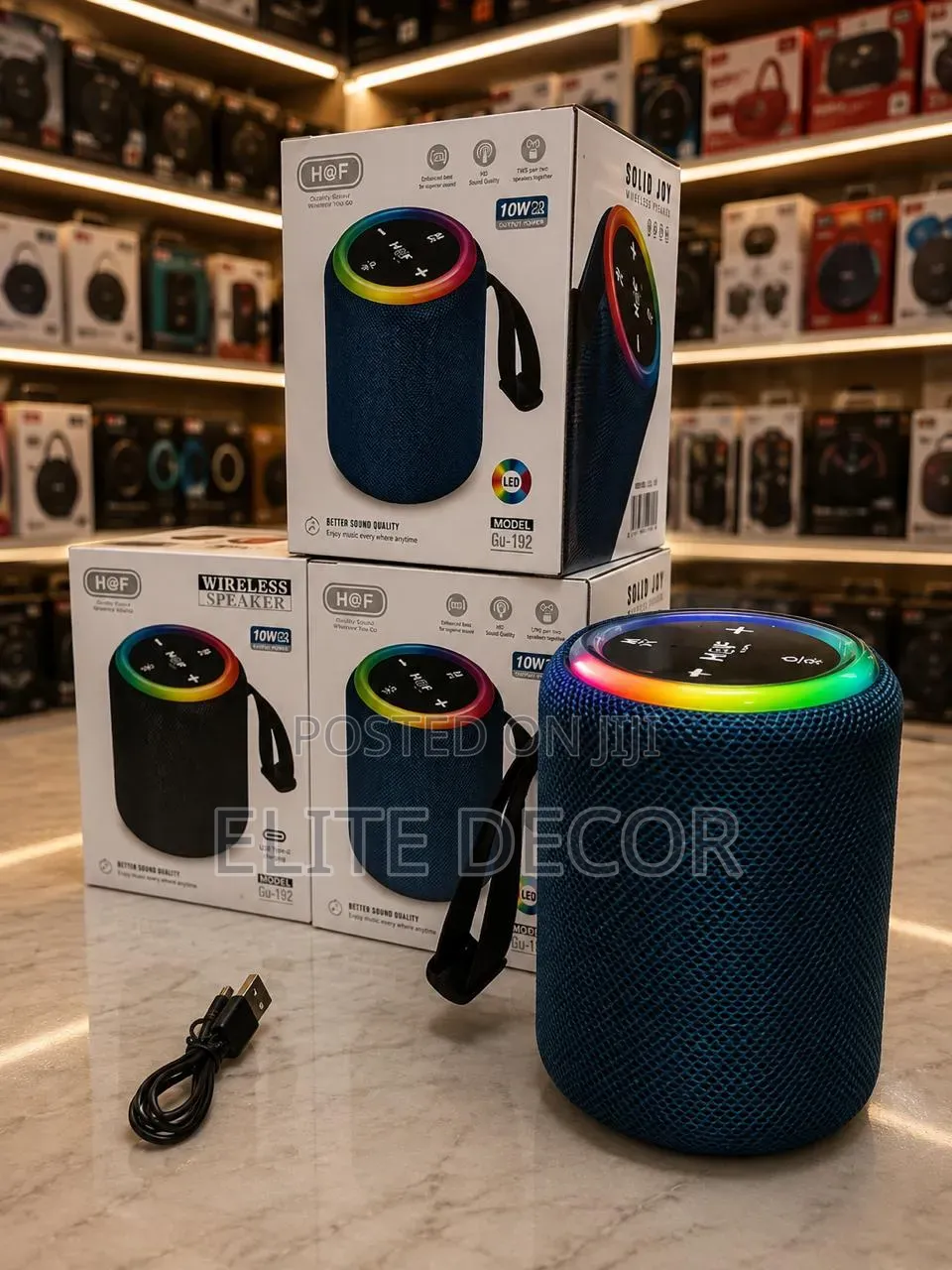 GU-192 Bluetooth Speaker – Portable Wireless Rechargeable Speaker