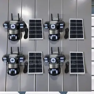 Auto Spotlight 20MP Ultra HD 4G PTZ Triple Lens Solar Cameras