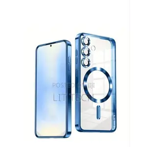 Plated Clear MagSafe Case With Camera Lens Protector for Samsung a 36